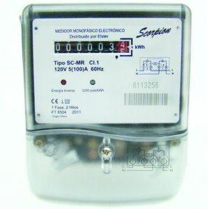 Medidor de energía monofásico